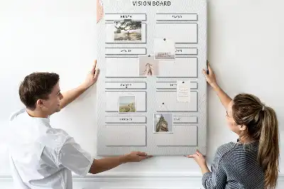 Prikbord van kurk Gezondheidsplanner