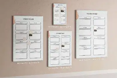 Prikbord van kurk Gezondheidsplanner