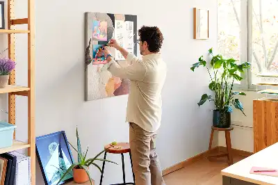 Prikbord van kurk Abstracte weergave