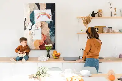 Prikbord van kurk Abstracte weergave