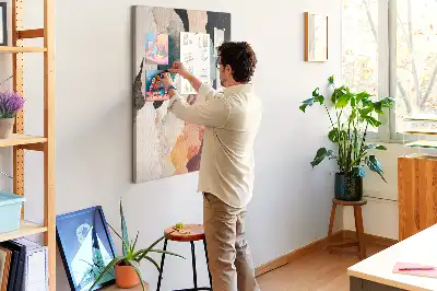 Prikbord van kurk Abstracte weergave
