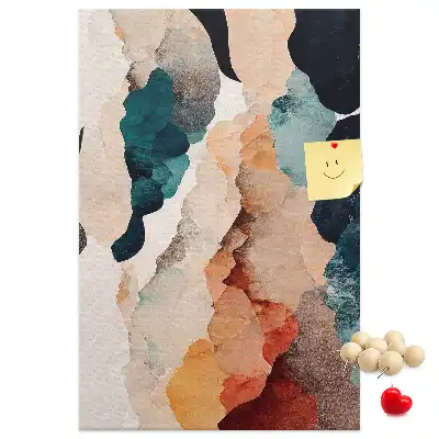 Prikbord van kurk Abstracte weergave