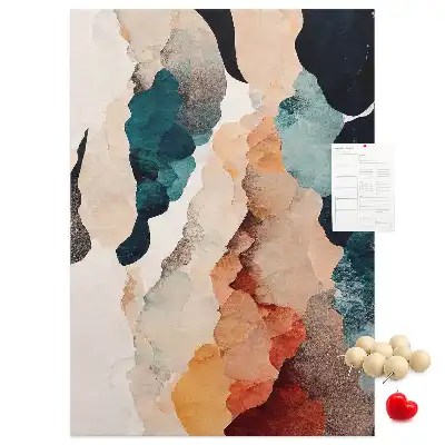 Prikbord van kurk Abstracte weergave