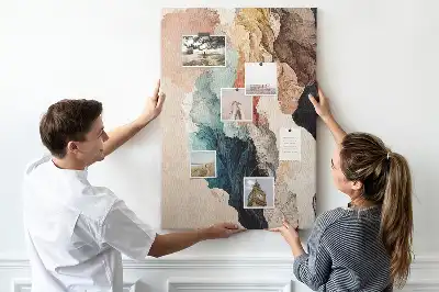 Prikbord Abstracte vlekken