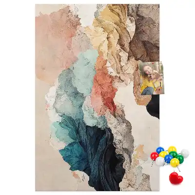 Prikbord Abstracte vlekken