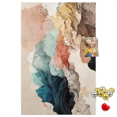 Prikbord Abstracte vlekken