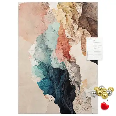 Prikbord Abstracte vlekken