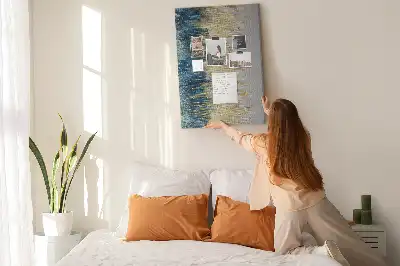 Prikbord van kurk Decoratief motief