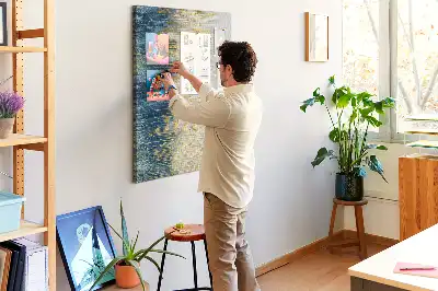 Prikbord van kurk Decoratief motief