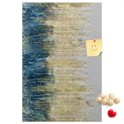 Prikbord van kurk Decoratief motief