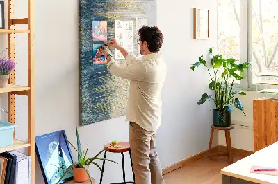 Prikbord van kurk Decoratief motief