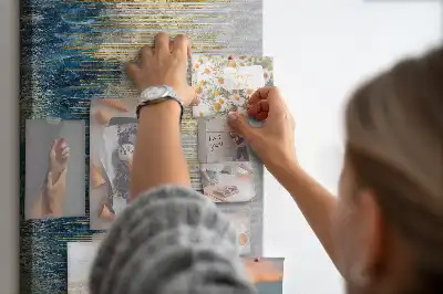 Prikbord van kurk Decoratief motief