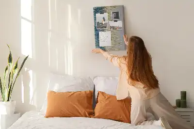 Prikbord van kurk Decoratief motief