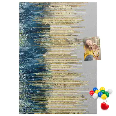 Prikbord van kurk Decoratief motief