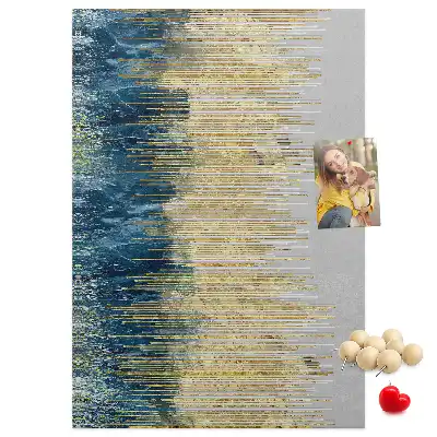 Prikbord van kurk Decoratief motief