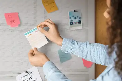Prikbord van kurk Inspiratiebord