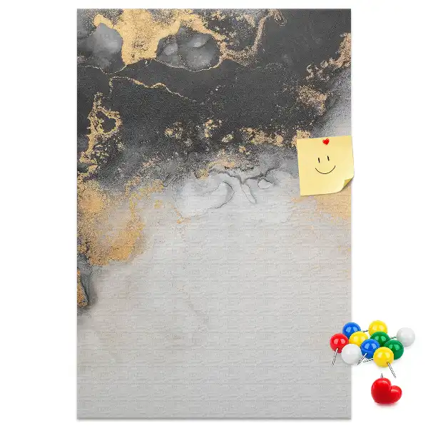 Prikbord van kurk Marmer abstractie