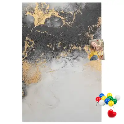 Prikbord van kurk Marmer abstractie