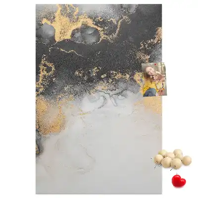 Prikbord van kurk Marmer abstractie
