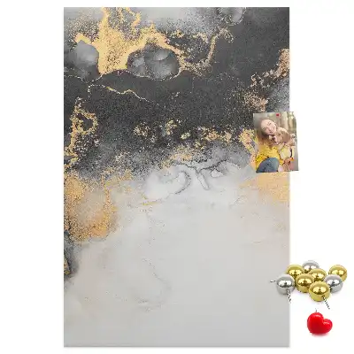 Prikbord van kurk Marmer abstractie