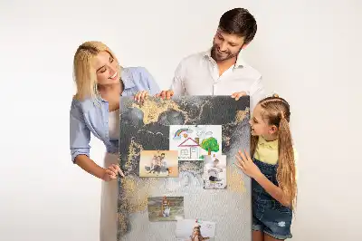 Prikbord van kurk Marmer abstractie