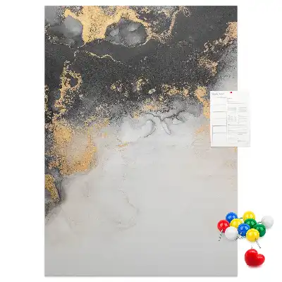 Prikbord van kurk Marmer abstractie