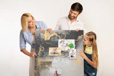 Prikbord van kurk Marmer abstractie