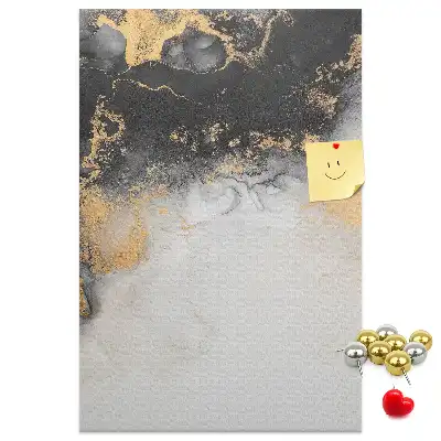 Prikbord van kurk Marmer abstractie
