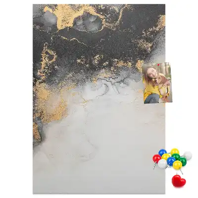 Prikbord van kurk Marmer abstractie