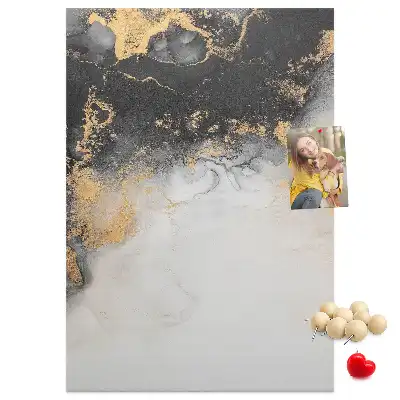 Prikbord van kurk Marmer abstractie