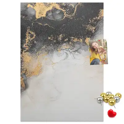 Prikbord van kurk Marmer abstractie