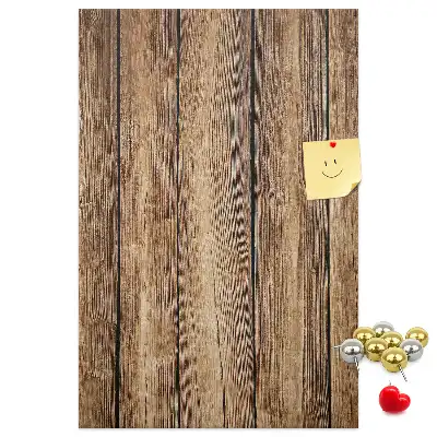Prikbord van kurk Houten constructie