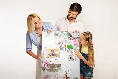 Prikbord Bloemige randen