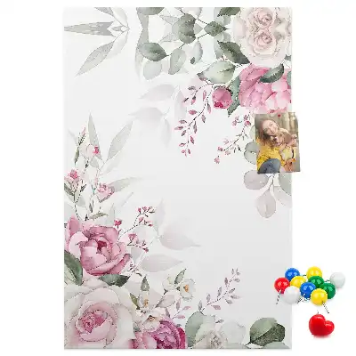 Prikbord Bloemige randen