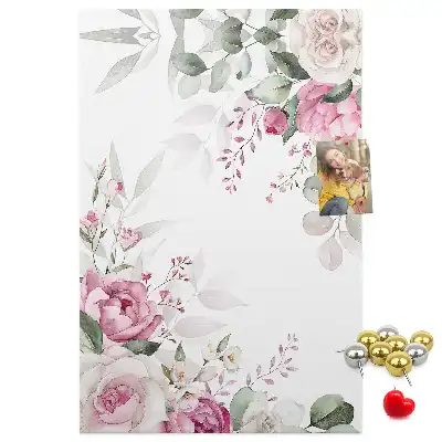Prikbord Bloemige randen