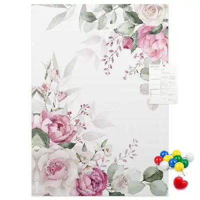 Prikbord Bloemige randen