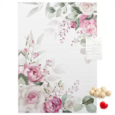 Prikbord Bloemige randen