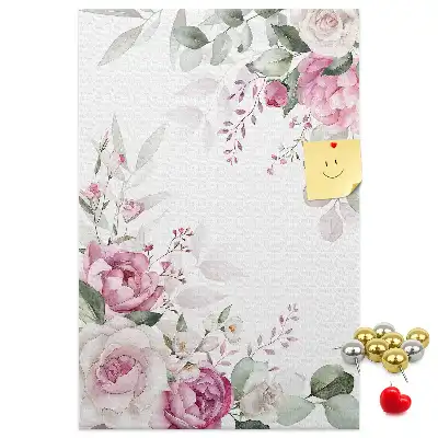 Prikbord Bloemige randen