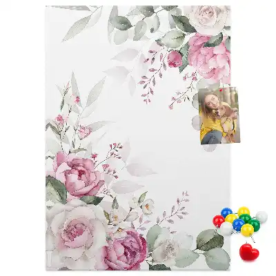 Prikbord Bloemige randen