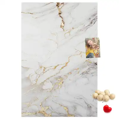 Prikbord van kurk Decoratief marmer