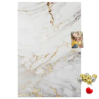 Prikbord van kurk Decoratief marmer