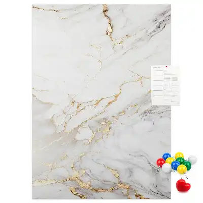 Prikbord van kurk Decoratief marmer