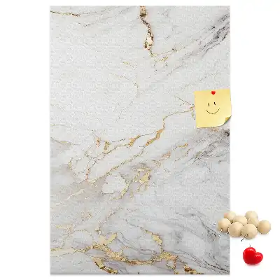 Prikbord van kurk Decoratief marmer