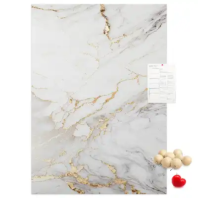 Prikbord van kurk Decoratief marmer