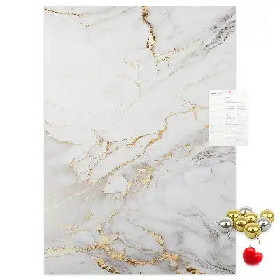 Prikbord van kurk Decoratief marmer