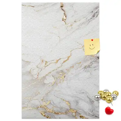 Prikbord van kurk Decoratief marmer
