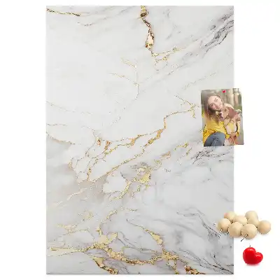 Prikbord van kurk Decoratief marmer
