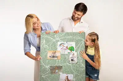 Prikbord van kurk Groot bladmotief