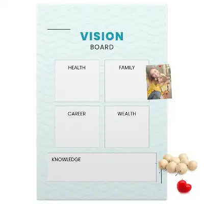 Prikbord van kurk Gezondheidsplanner