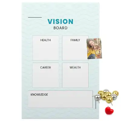 Prikbord van kurk Gezondheidsplanner